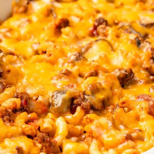 johnny mazetti, marzetti, hamburger casserole