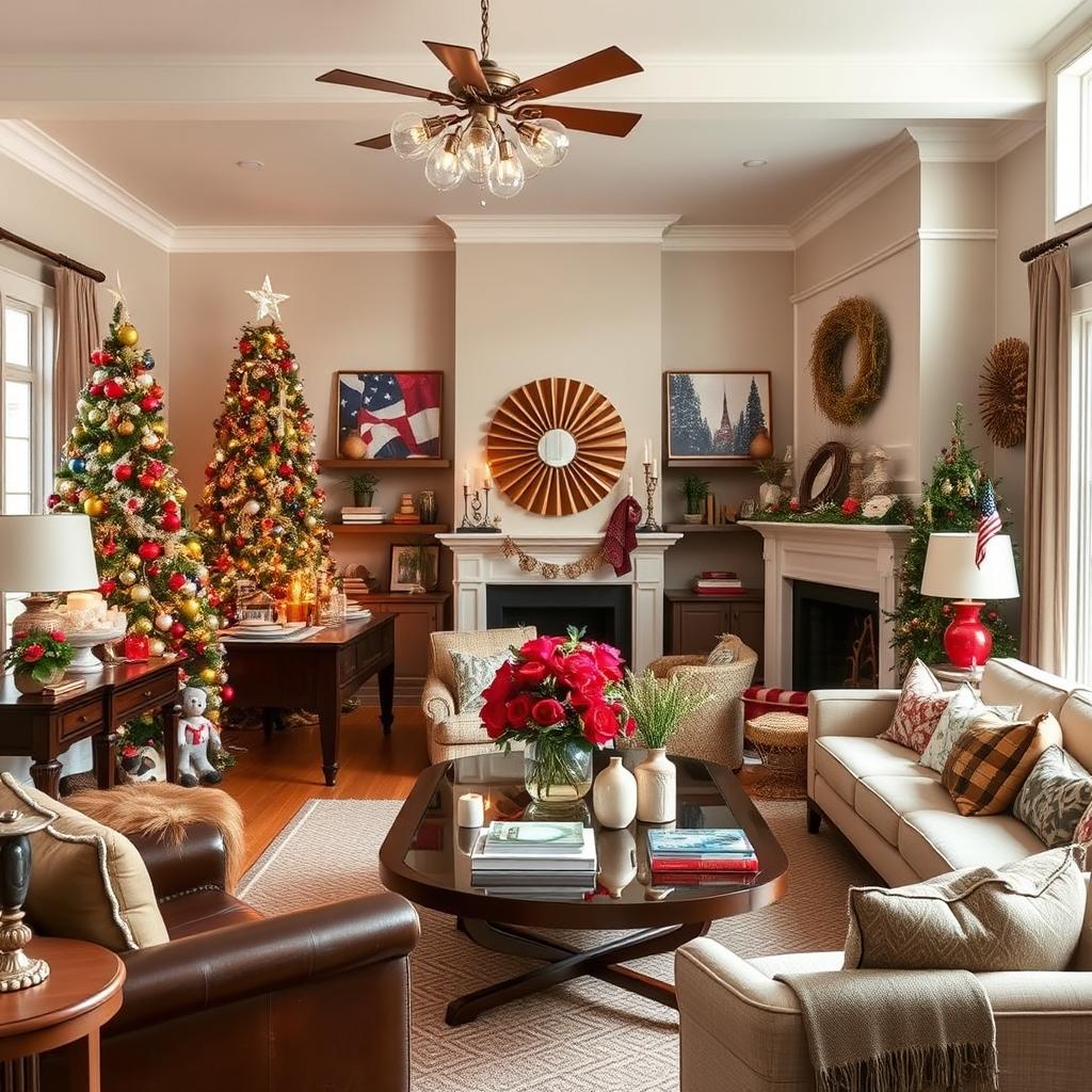 home ideas, 4th of july, stylish home