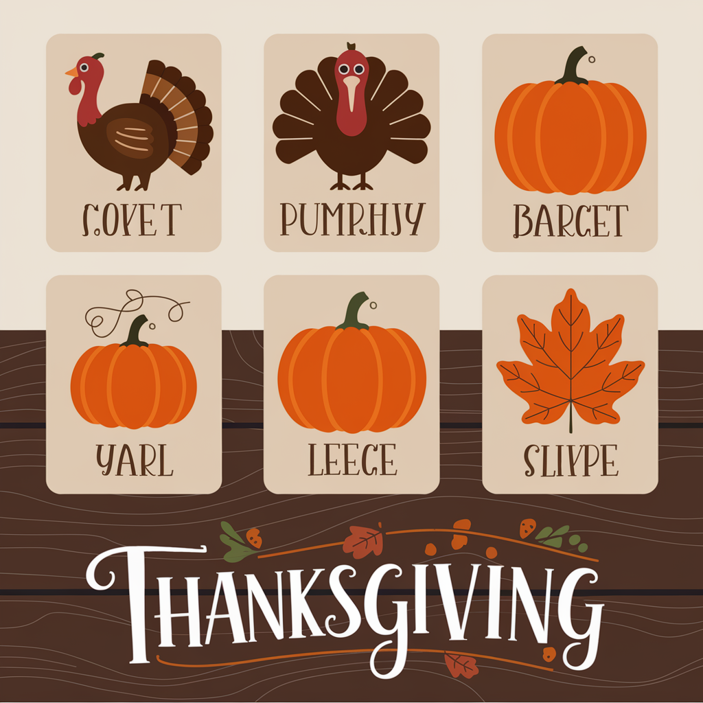 table placecards, thanksgiving, name cards
