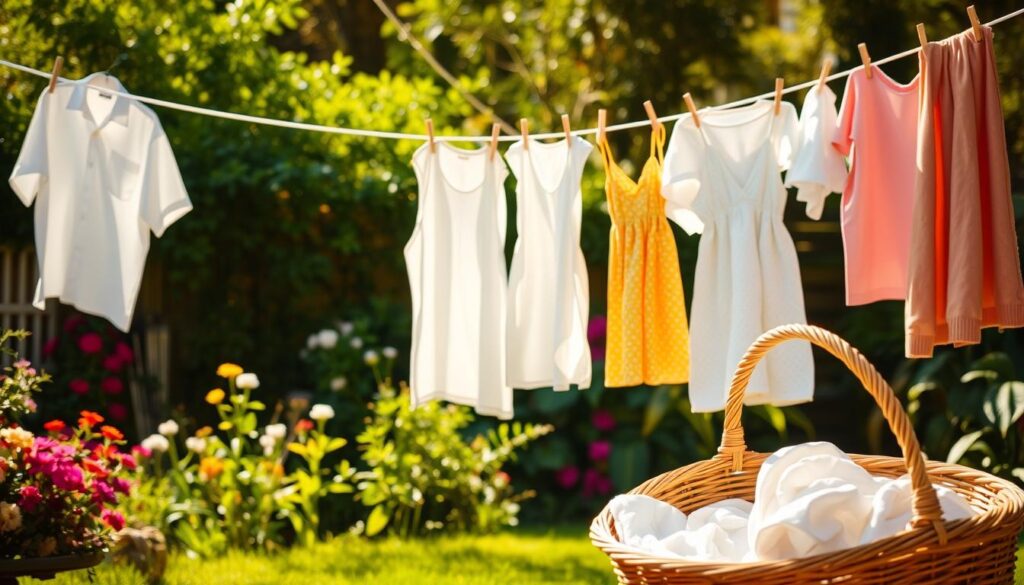 Eco-friendly clothes drying Eco-friendly clothes drying