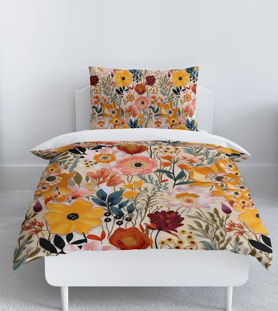 Funky Floral Duvet Cover Set