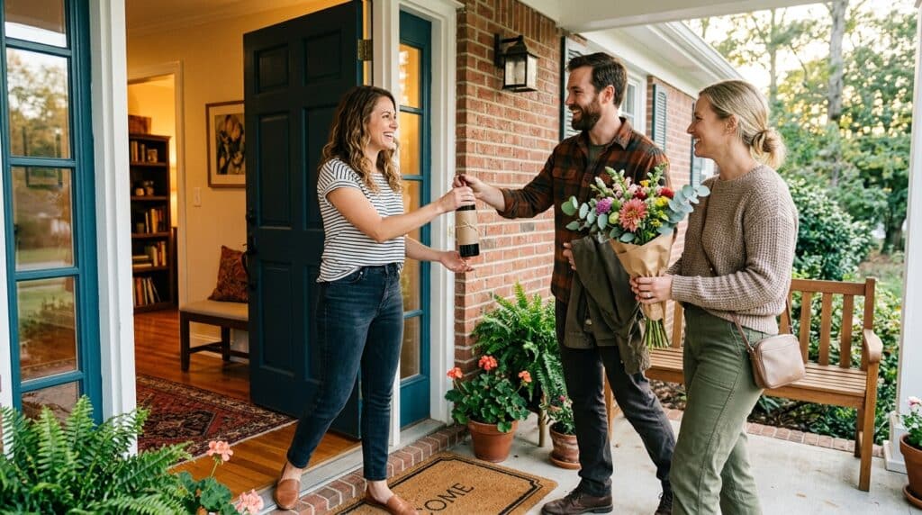 Bringing a hostess gift is good guest etiquette in the South