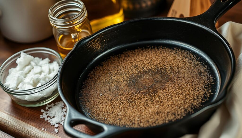 how to season a cast-iron skillet
